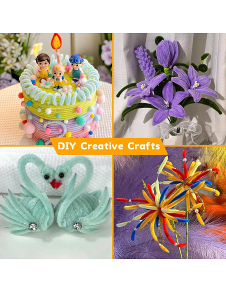 300 Limpiapipas Multicolor Opvixi 30 cm x 6 mm para Manualidades 300 Limpiapipas Multicolor Opvixi 30 cm x 6 mm para Manualidades