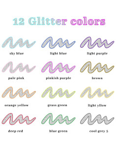 Marcadores Metálicos Artecho 12 Colores Brillantes 2mm 2