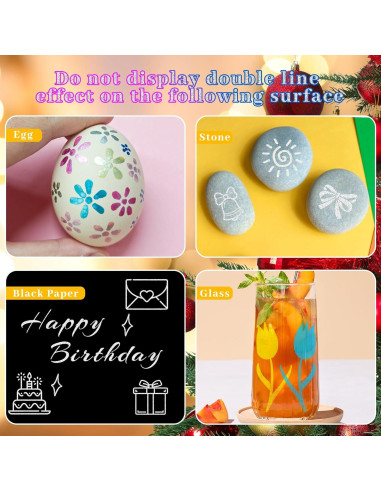 Marcadores Metálicos Artecho 12 Colores Brillantes 2mm