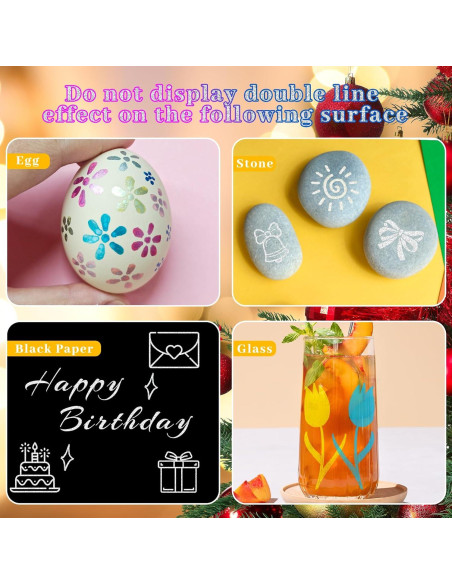 Marcadores Metálicos Artecho 12 Colores Brillantes 2mm