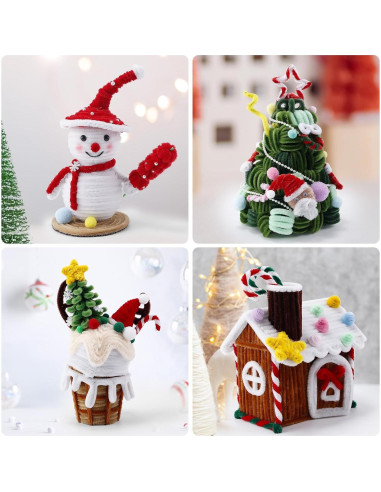 Limpiapipas Verde Oscuro Caydo 100 Piezas 6 mm x 30 cm