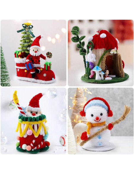 Limpiapipas Verde Oscuro Caydo 100 Piezas 6 mm x 30 cm