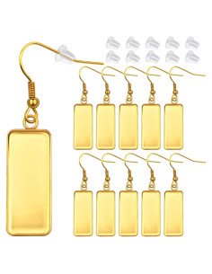 20 Ganchos de Alambre Acero Inoxidable Aylifu con Bandejas 10x25mm