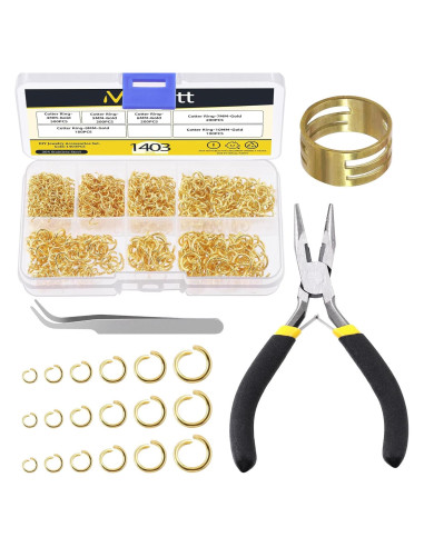 Kit de Fabricación de Joyas Mardatt 1403 Piezas Oro