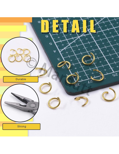 Kit de Fabricación de Joyas Mardatt 1403 Piezas Oro