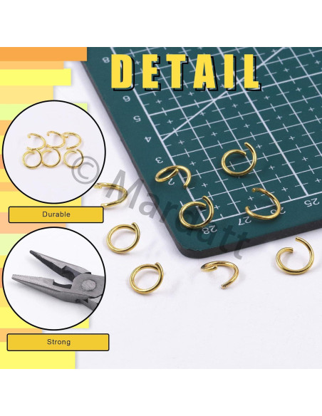 Kit de Fabricación de Joyas Mardatt 1403 Piezas Oro