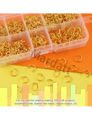 Kit de Fabricación de Joyas Mardatt 1403 Piezas Oro