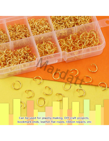 Kit de Fabricación de Joyas Mardatt 1403 Piezas Oro