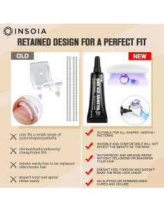 Ajustador de Talla para Anillos Sueltos INSOIA 4x5g - Invisible y Cómodo 2
