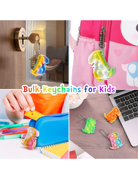 Llavero Antiestrés Dinosaurio PICcircuit - 30 Piezas para Niños Llavero Antiestrés Dinosaurio PICcircuit - 30 Piezas para Niños