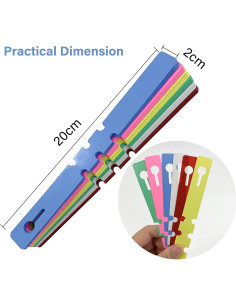Etiquetas Plásticas para Plantas Mziart 120 Pcs Multicolor 20cm 2