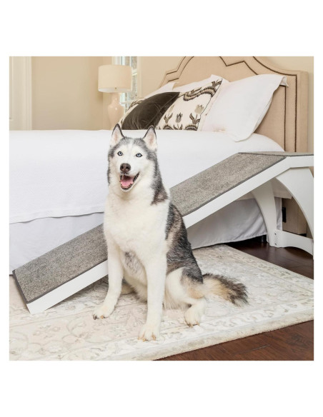 Rampa para Mascotas PetSafe de Madera Blanca 63.5 cm 54 kg