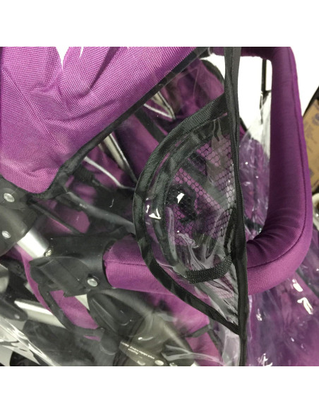 Cubierta de Lluvia Universal para Cochecito Doble Lado a Lado