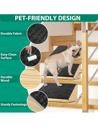 Rampa Antideslizante para Perros In Hand - 4 Paquetes, 30x26 cm