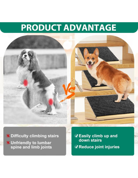 Rampa Antideslizante para Perros In Hand - 4 Paquetes, 30x26 cm