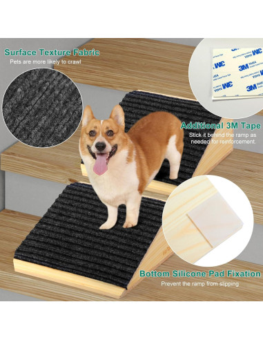 Rampa Antideslizante para Perros In Hand - 4 Paquetes, 30x26 cm