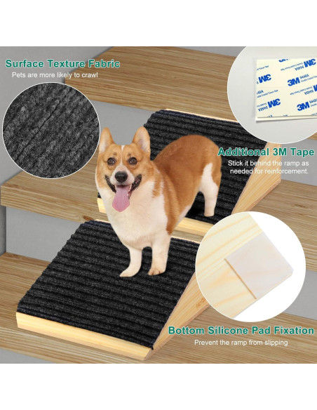 Rampa Antideslizante para Perros In Hand - 4 Paquetes, 30x26 cm