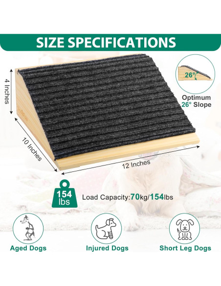 Rampa Antideslizante para Perros In Hand - 4 Paquetes, 30x26 cm