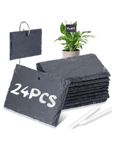 Etiquetas para Plantas LEIFIDE 24 Piezas Reutilizables