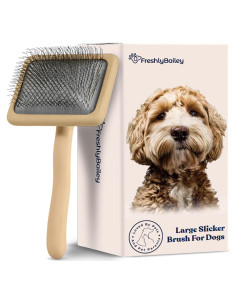 Cepillo Slicker para Perros Freshly Bailey - Ideal para Doodles y Poodles