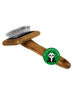 Cepillo Slicker de Bambú Alcott para Mascotas Pequeño
