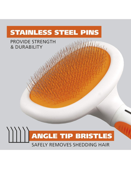 Cepillo Slicker Grande Wahl 858407 para Perros y Gatos