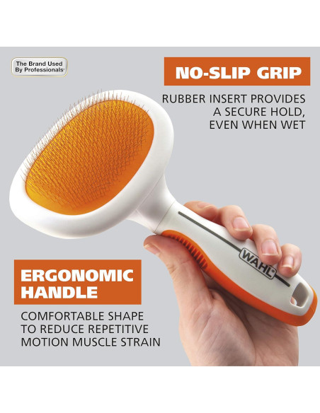 Cepillo Slicker Grande Wahl 858407 para Perros y Gatos