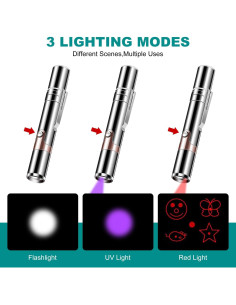 Puntero Láser Interactivo Cowjag para Gatos y Perros - 7 Modos 2