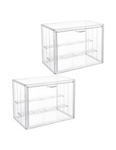 Cajas de Exhibición Acrílico Attelite 2 Piezas 3 Niveles