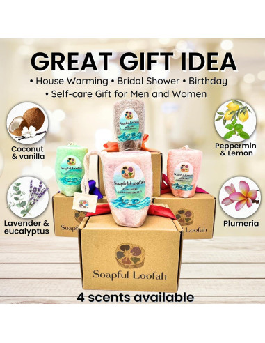 Jabón Exfoliante de Lufa Soapful Loofah Lavanda Eucalipto 311g