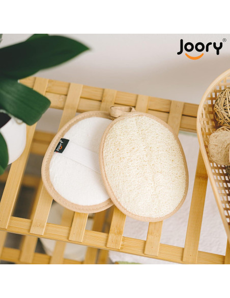 Esponjas de Lufa Natural Exfoliantes JOORY - Paquete de 3