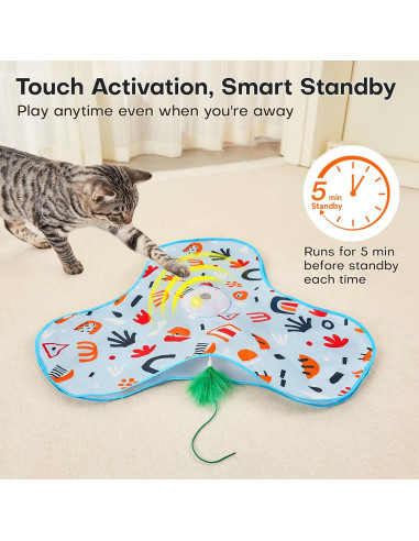 Juguete Interactivo para Gatos Potaroma Escondite y Búsqueda Cargable