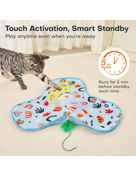 Juguete Interactivo para Gatos Potaroma Escondite y Búsqueda Cargable