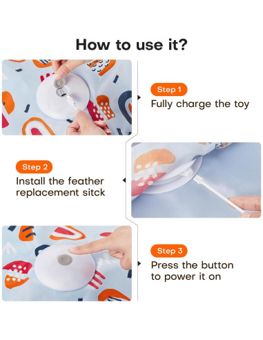 Juguete Interactivo para Gatos Potaroma Escondite y Búsqueda Cargable