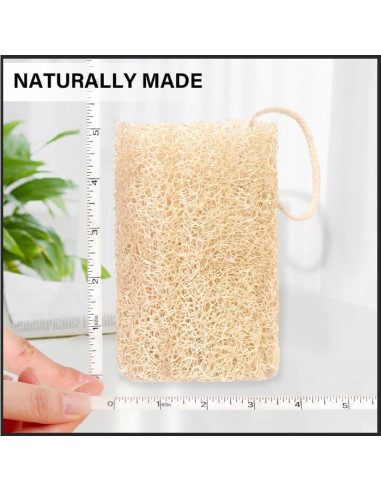 Esponja de Lufa Natural ShunQing 15.24 cm para Cocina y Baño