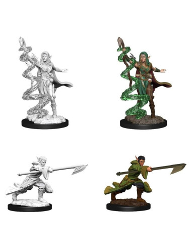 Miniaturas Sin Pintar Magic The Gathering Joraga Warcaller y Treespeaker