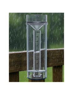 Pluviómetro Profesional Emphira 0.254 cm Resistente UV Exterior