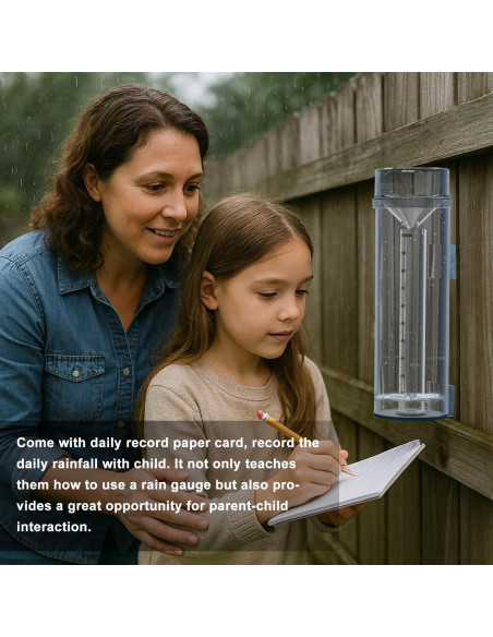 Pluviómetro Profesional Emphira 0.254 cm Resistente UV Exterior