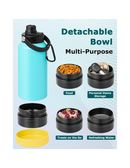 Botella de Agua Portátil Petbank 950ml Acero Inoxidable Doble Aislamiento