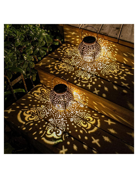 Linternas Solares Decorativas Singingarden 2 Piezas Jardín