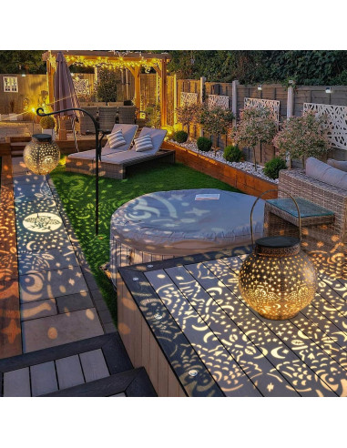Linternas Solares Decorativas Singingarden 2 Piezas Jardín