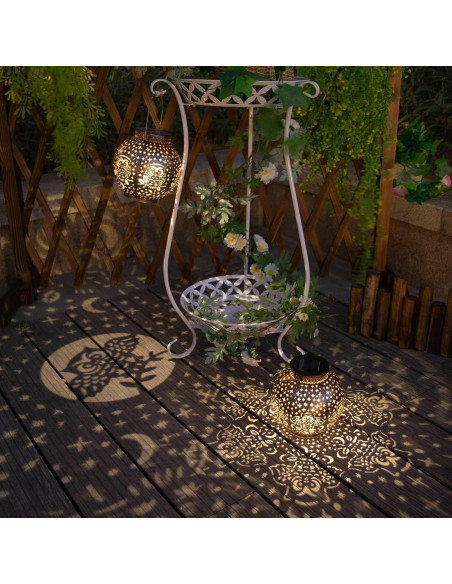 Linternas Solares Decorativas Singingarden 2 Piezas Jardín