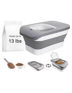 Contenedor de Comida para Perros HOYTAMDAR 5.9 kg Plegable