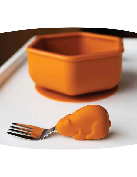 Utensilios para Niños Tiny Twinkle - Cuchara y Tenedor Antideslizantes