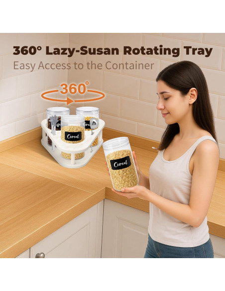 Juego de 3 Contenedores de Almacenamiento HOYTAMDAR 1.04 kg Juego de 3 Contenedores de Almacenamiento HOYTAMDAR 1.04 kg