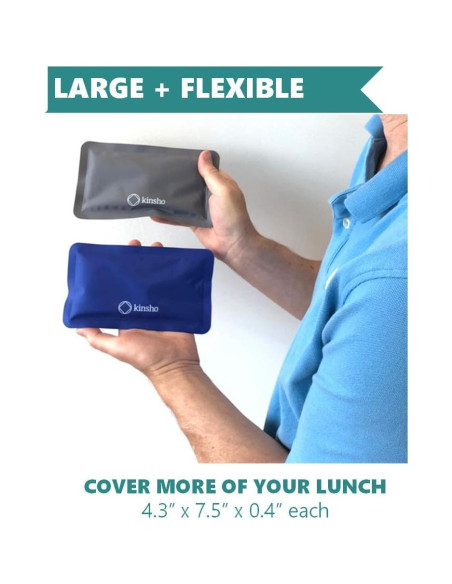 Paquetes de Hielo Suaves Reutilizables kinsho - Set de 4