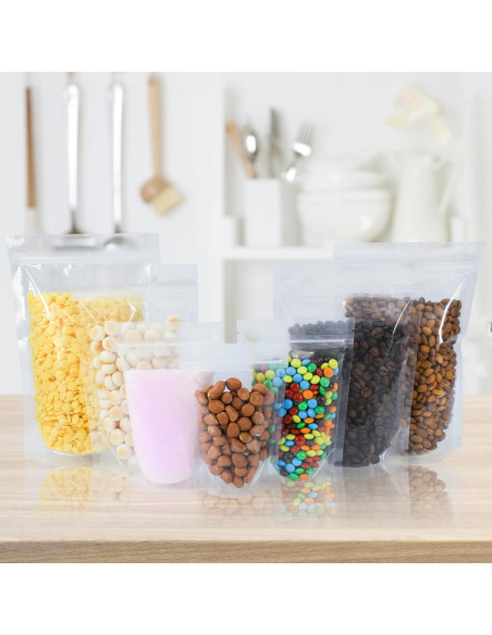 100 Bolsas Reutilizables Transparentes Mstar 14x20 cm con Cierre 100 Bolsas Reutilizables Transparentes Mstar 14x20 cm con Cierre