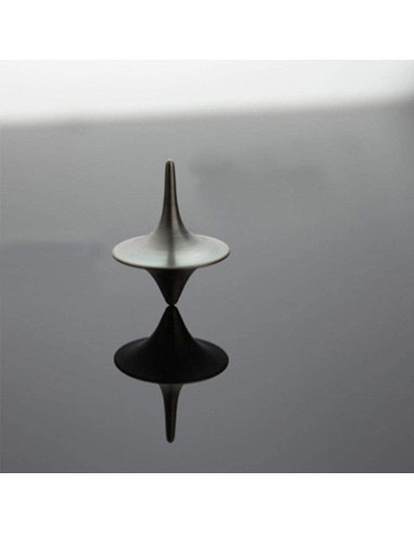 Trompo Giratorio de Metal Aoukoslt, Spinner de Precisión Plata
