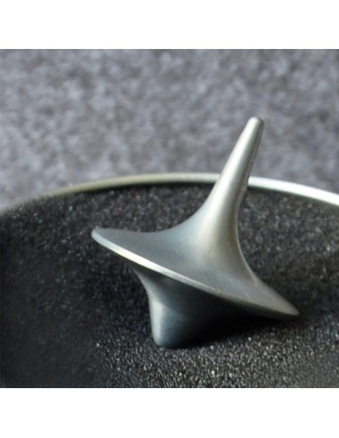 Trompo Giratorio de Metal Aoukoslt, Spinner de Precisión Plata
