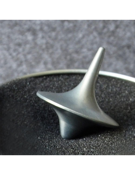 Trompo Giratorio de Metal Aoukoslt, Spinner de Precisión Plata